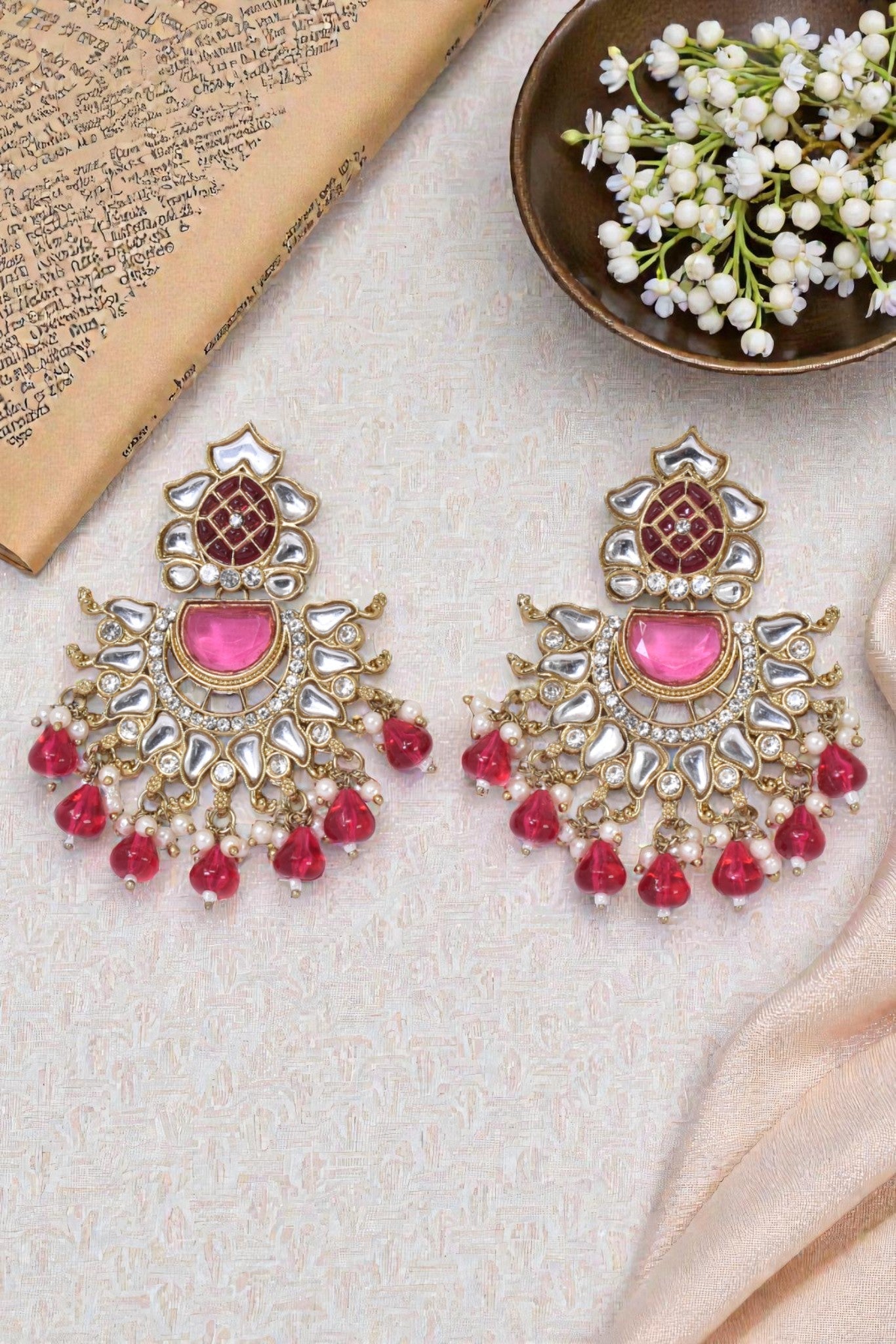 kundan jhumka,meenakari earrings,kahmiri earring,chandbali,chandelier earrings, dome jhumkas,pearl cluster jhumka, long earrings,heavy earrings,big earrings,designer earrings,latest design,new design