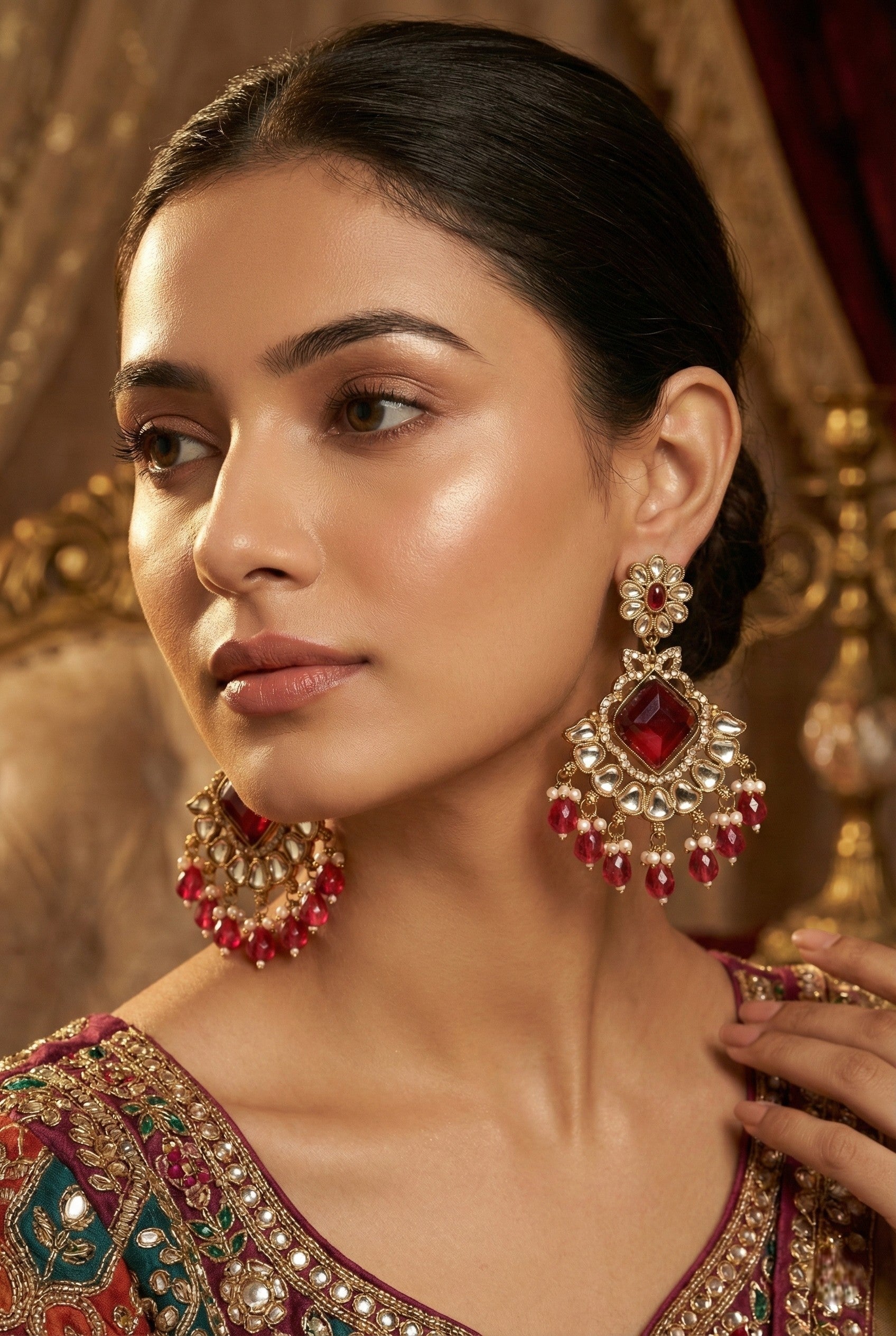 kundan jhumka,meenakari earrings,kahmiri earring,chandbali,chandelier earrings, dome jhumkas,pearl cluster jhumka, long earrings,heavy earrings,big earrings,designer earrings,latest design,new design