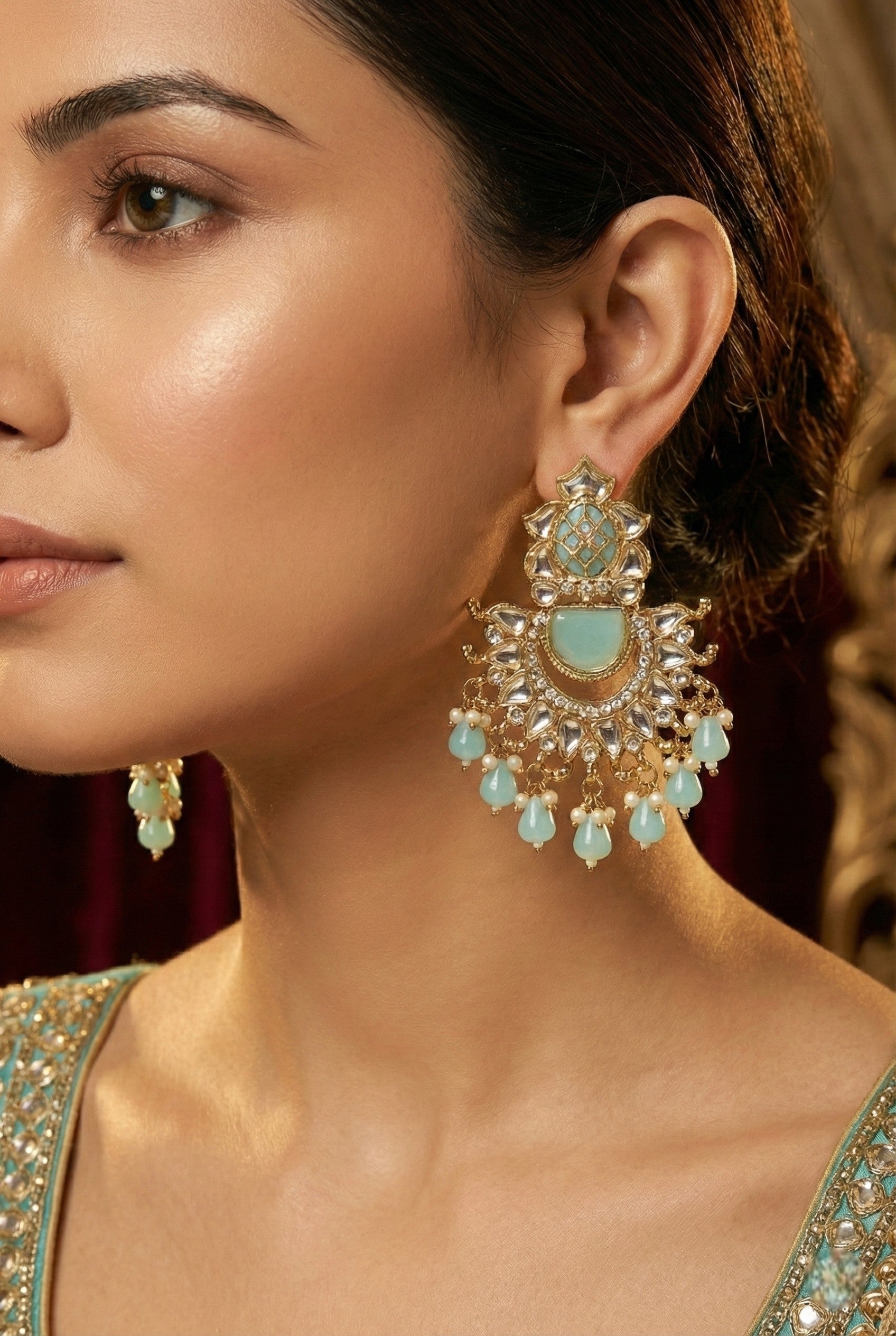 kundan jhumka,meenakari earrings,kahmiri earring,chandbali,chandelier earrings, dome jhumkas,pearl cluster jhumka, long earrings,heavy earrings,big earrings,designer earrings,latest design,new design