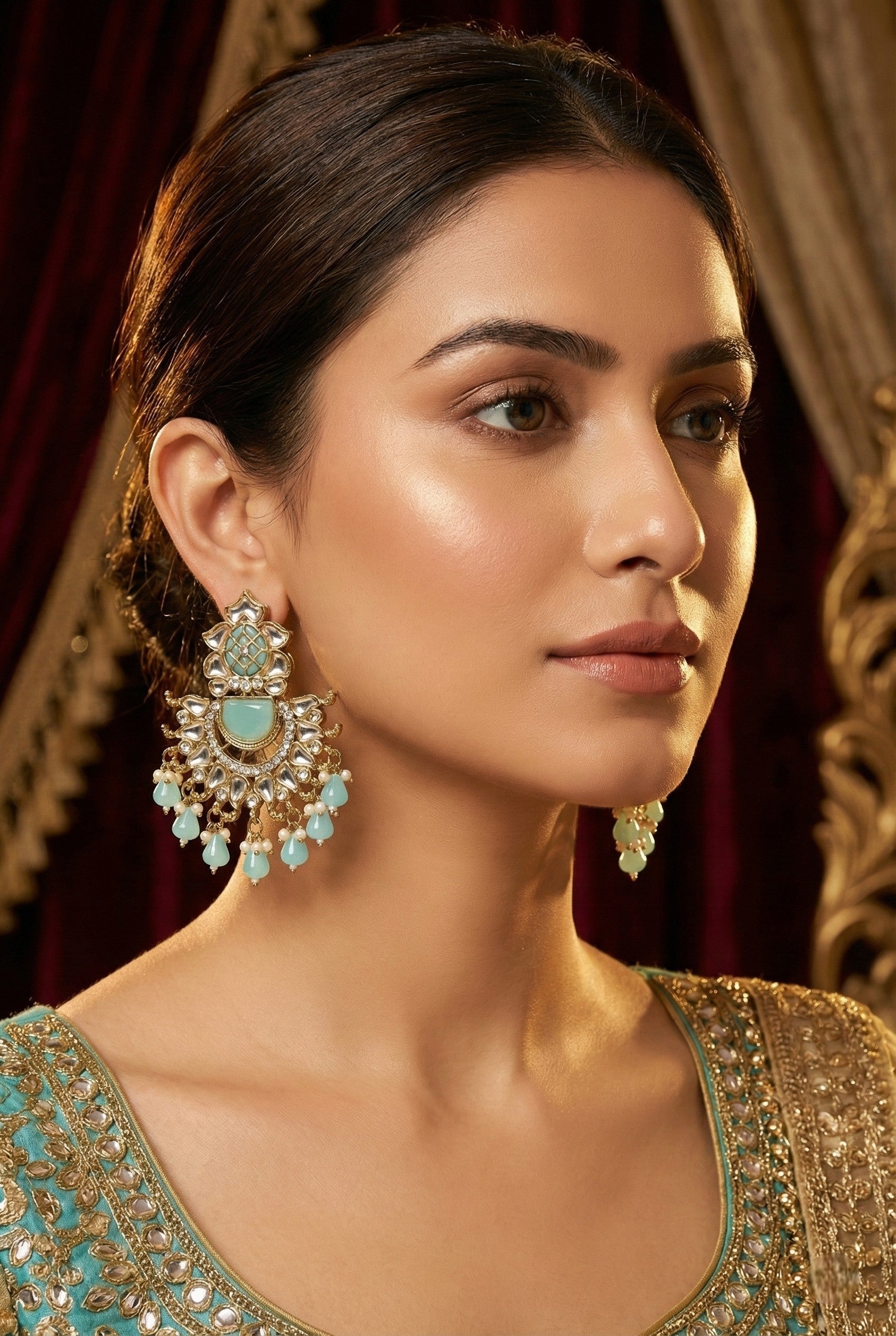 kundan jhumka,meenakari earrings,kahmiri earring,chandbali,chandelier earrings, dome jhumkas,pearl cluster jhumka, long earrings,heavy earrings,big earrings,designer earrings,latest design,new design