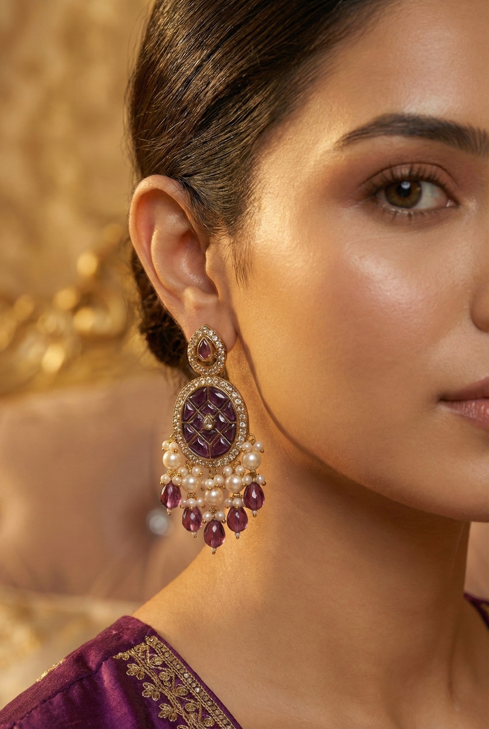 kundan jhumka,meenakari earrings,kahmiri earring,chandbali,chandelier earrings, dome jhumkas,pearl cluster jhumka, long earrings,heavy earrings,big earrings,designer earrings,latest design,new design