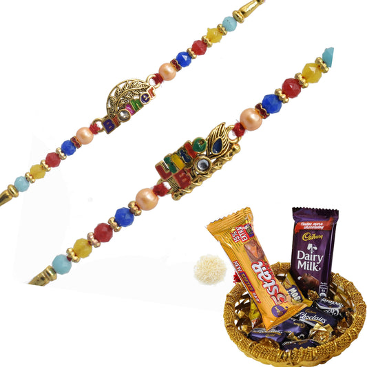 Rakhis,rakhi for brother,rakhi for kids,religious rakhi,chocalate rakhi combo