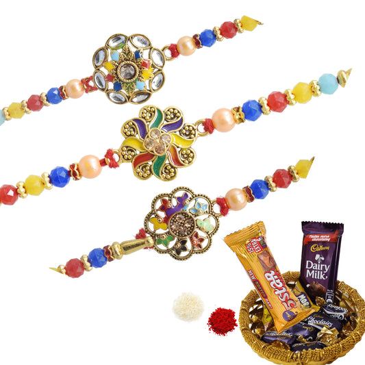 Rakhis,rakhi for brother,rakhi for kids,religious rakhi,chocalate rakhi combo