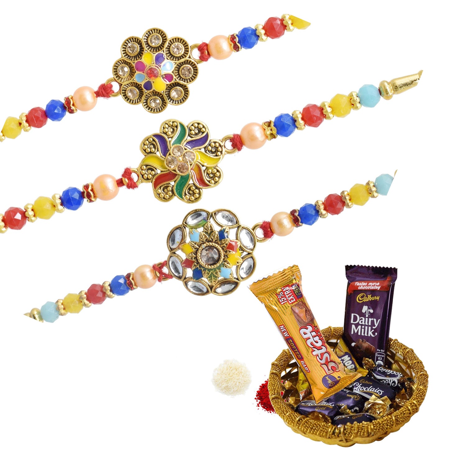 Rakhis,rakhi for brother,rakhi for kids,religious rakhi,chocalate rakhi combo