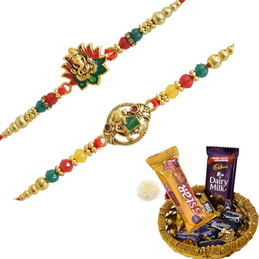 Rakhis,rakhi for brother,rakhi for kids,religious rakhi,chocalate rakhi combo