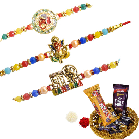 Rakhis,rakhi for brother,rakhi for kids,religious rakhi,chocalate rakhi combo