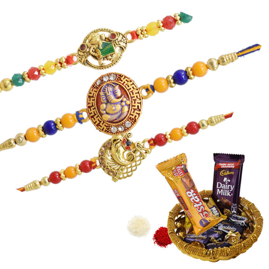 Rakhis,rakhi for brother,rakhi for kids,religious rakhi,chocalate rakhi combo