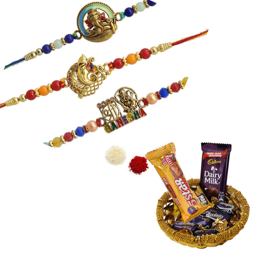 Rakhis,rakhi for brother,rakhi for kids,religious rakhi,chocalate rakhi combo