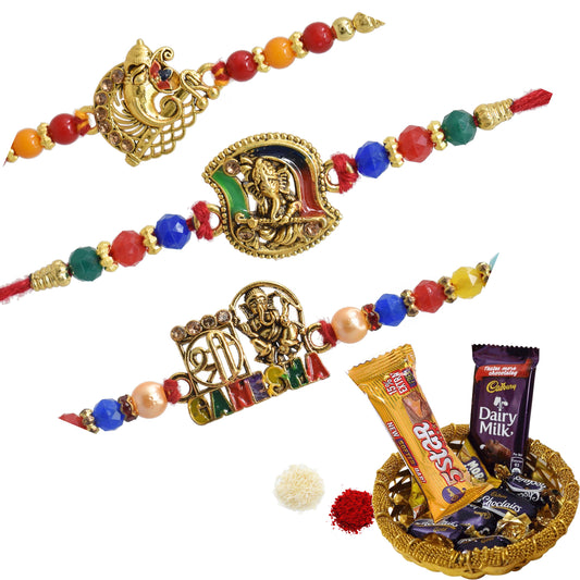 Rakhis,rakhi for brother,rakhi for kids,religious rakhi,chocalate rakhi combo