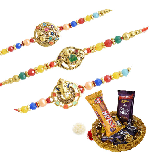 Rakhis,rakhi for brother,rakhi for kids,religious rakhi,chocalate rakhi combo