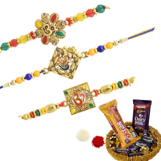 Rakhis,rakhi for brother,rakhi for kids,religious rakhi,chocalate rakhi combo