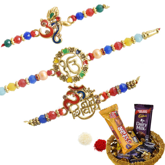 Rakhis,rakhi for brother,rakhi for kids,religious rakhi,chocalate rakhi combo