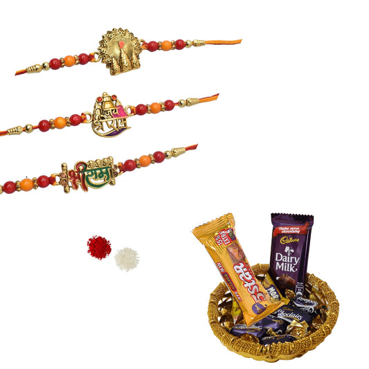 Rakhis,rakhi for brother,rakhi for kids,religious rakhi,chocalate rakhi combo