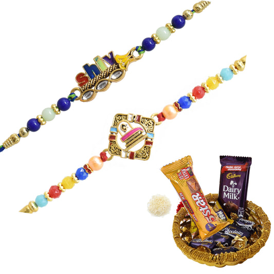 Rakhis,rakhi for brother,rakhi for kids,religious rakhi,chocalate rakhi combo