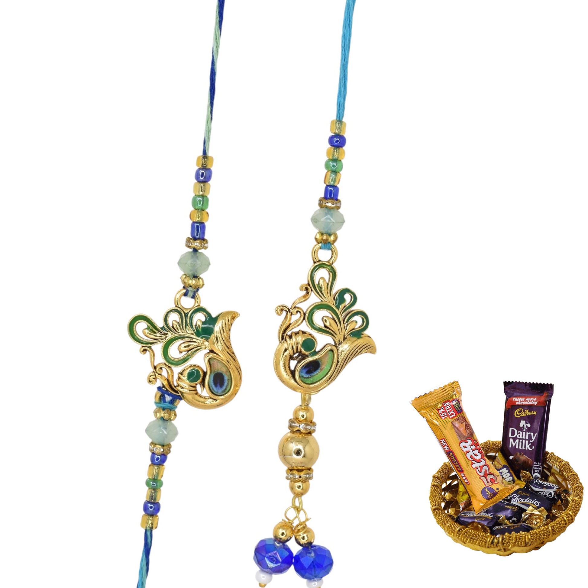 Rakhi,rakhi for brother, Rakhi for Bhaiya Bhabhi, Bhaiya Bhabhi Rakhi, Rakhi Set with Chocolate Gift Hamper