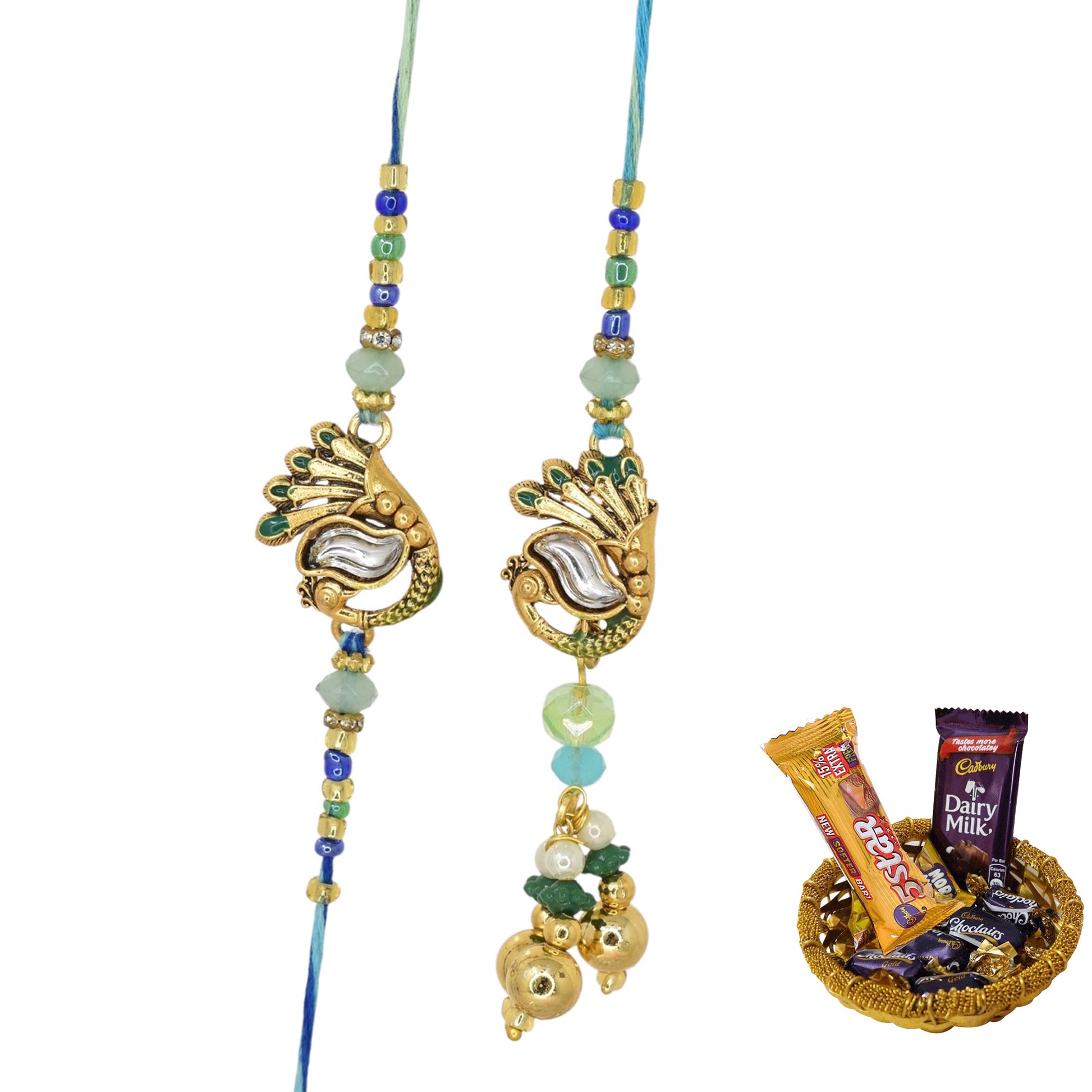 Rakhi,rakhi for brother, Rakhi for Bhaiya Bhabhi, Bhaiya Bhabhi Rakhi, Rakhi Set with Chocolate Gift Hamper