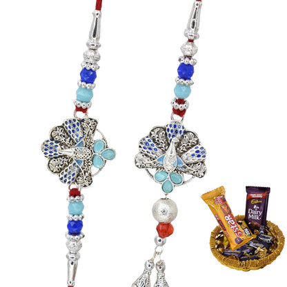 Rakhi,rakhi for brother, Rakhi for Bhaiya Bhabhi, Bhaiya Bhabhi Rakhi, Rakhi Set with Chocolate Gift Hamper