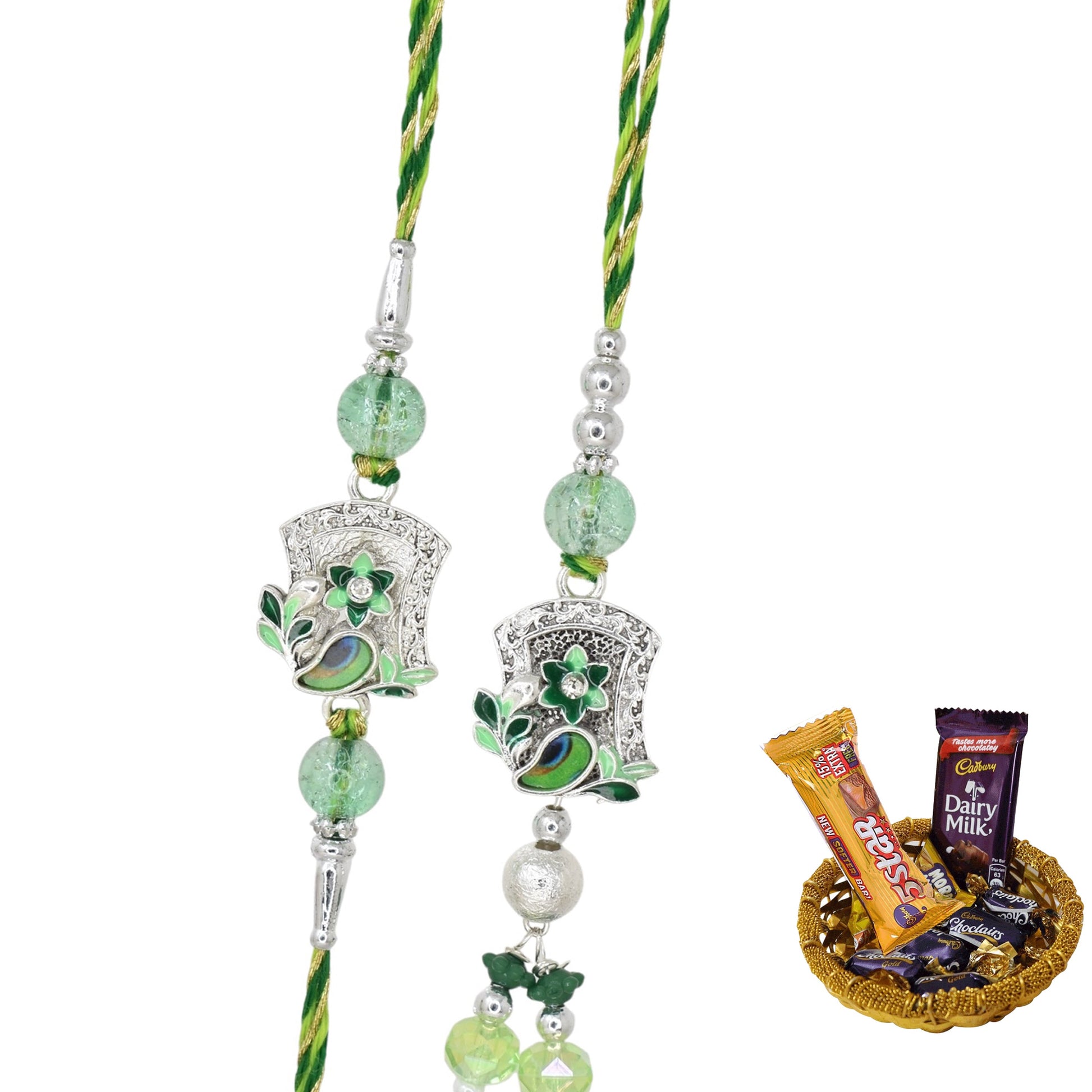 Rakhi,rakhi for brother, Rakhi for Bhaiya Bhabhi, Bhaiya Bhabhi Rakhi, Rakhi Set with Chocolate Gift Hamper