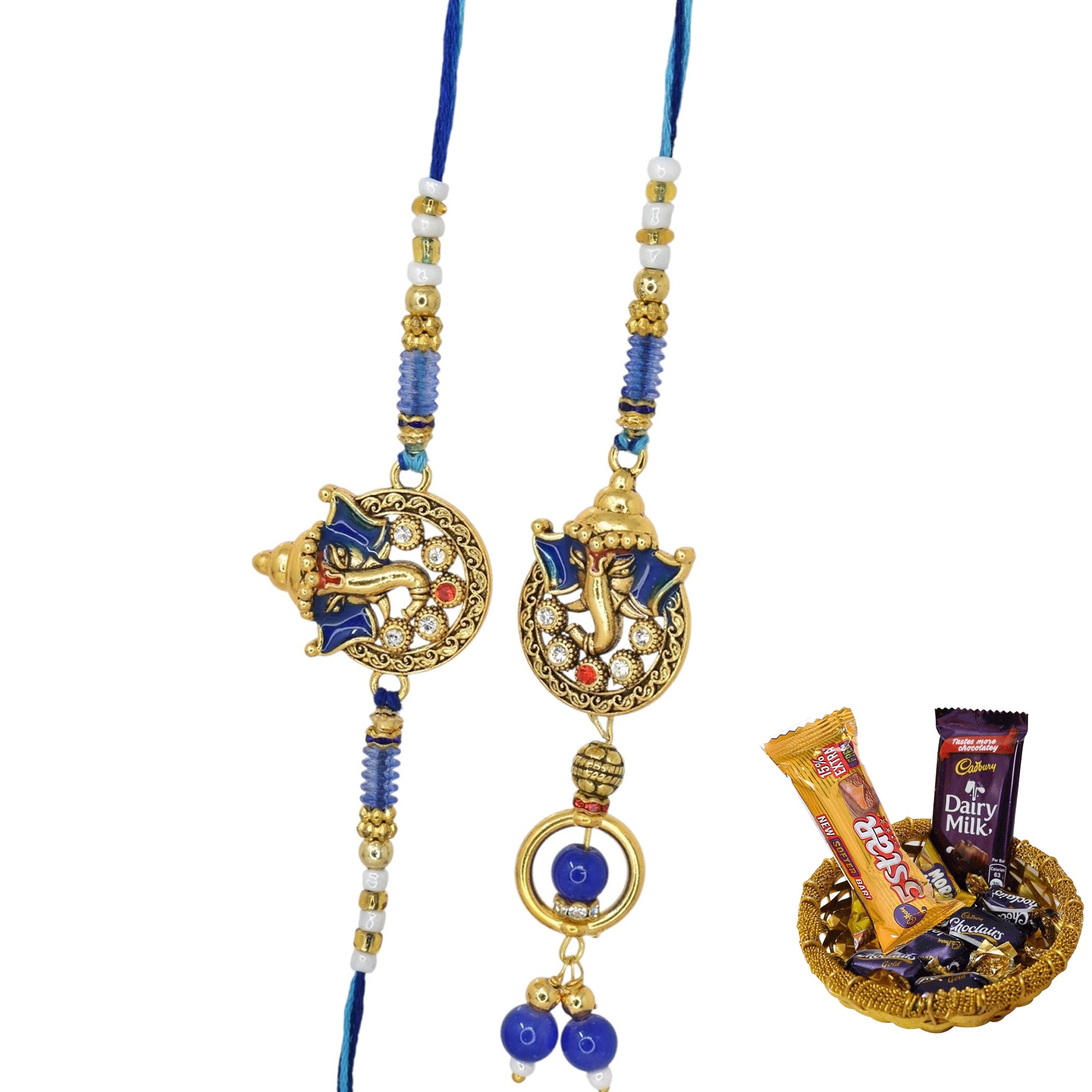 Rakhi,rakhi for brother, Rakhi for Bhaiya Bhabhi, Bhaiya Bhabhi Rakhi, Rakhi Set with Chocolate Gift Hamper
