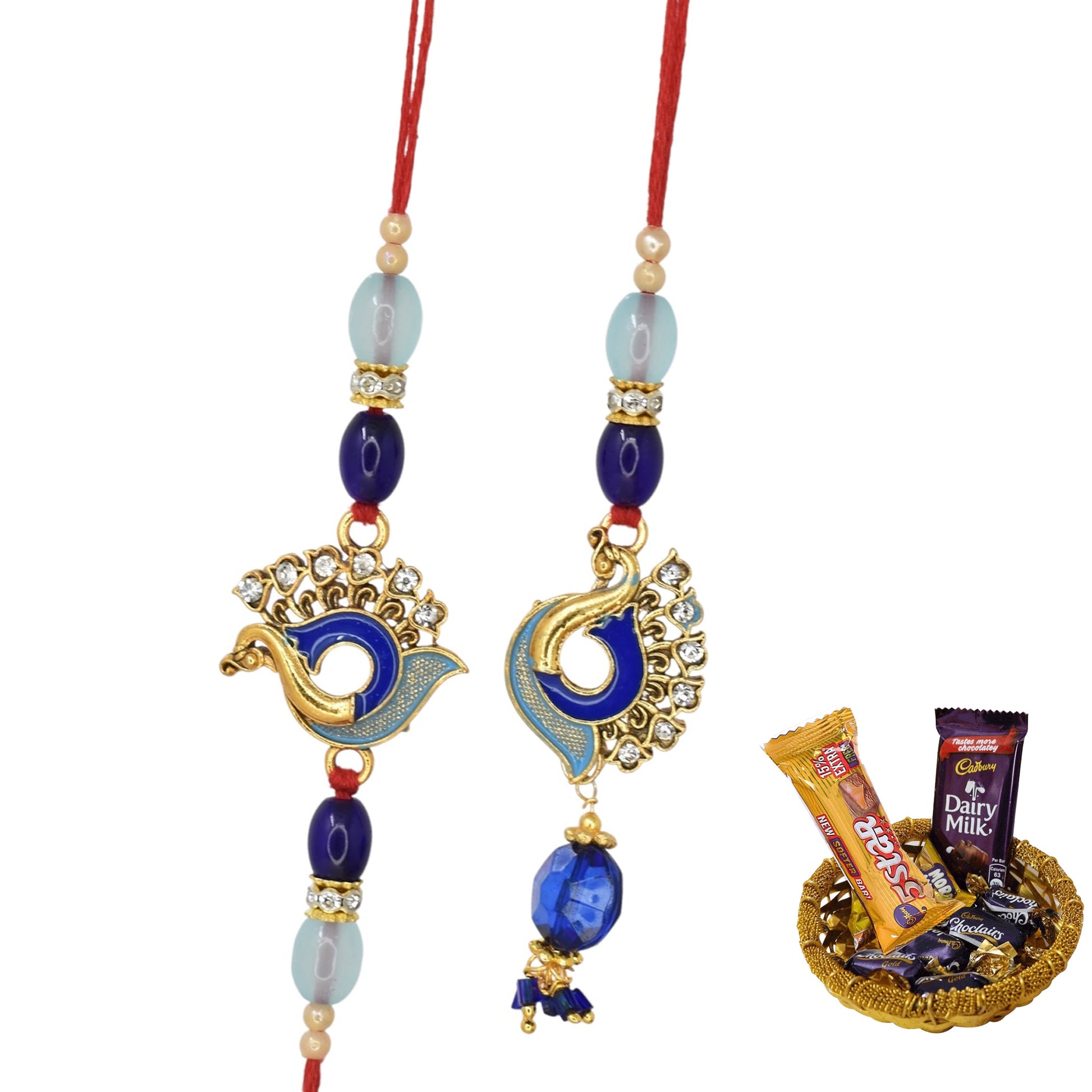 Rakhi,rakhi for brother, Rakhi for Bhaiya Bhabhi, Bhaiya Bhabhi Rakhi, Rakhi Set with Chocolate Gift Hamper