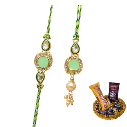 Rakhi,rakhi for brother, Rakhi for Bhaiya Bhabhi, Bhaiya Bhabhi Rakhi, Rakhi Set with Chocolate Gift Hamper