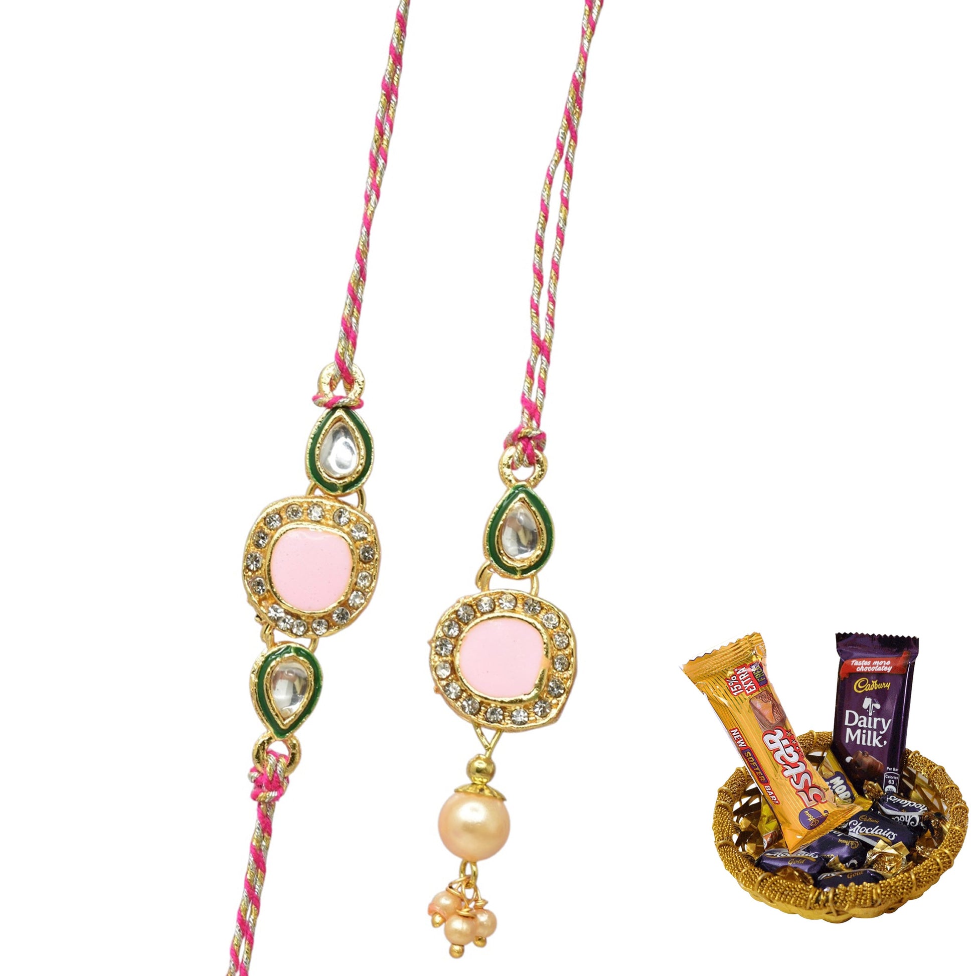 Rakhi,rakhi for brother, Rakhi for Bhaiya Bhabhi, Bhaiya Bhabhi Rakhi, Rakhi Set with Chocolate Gift Hamper
