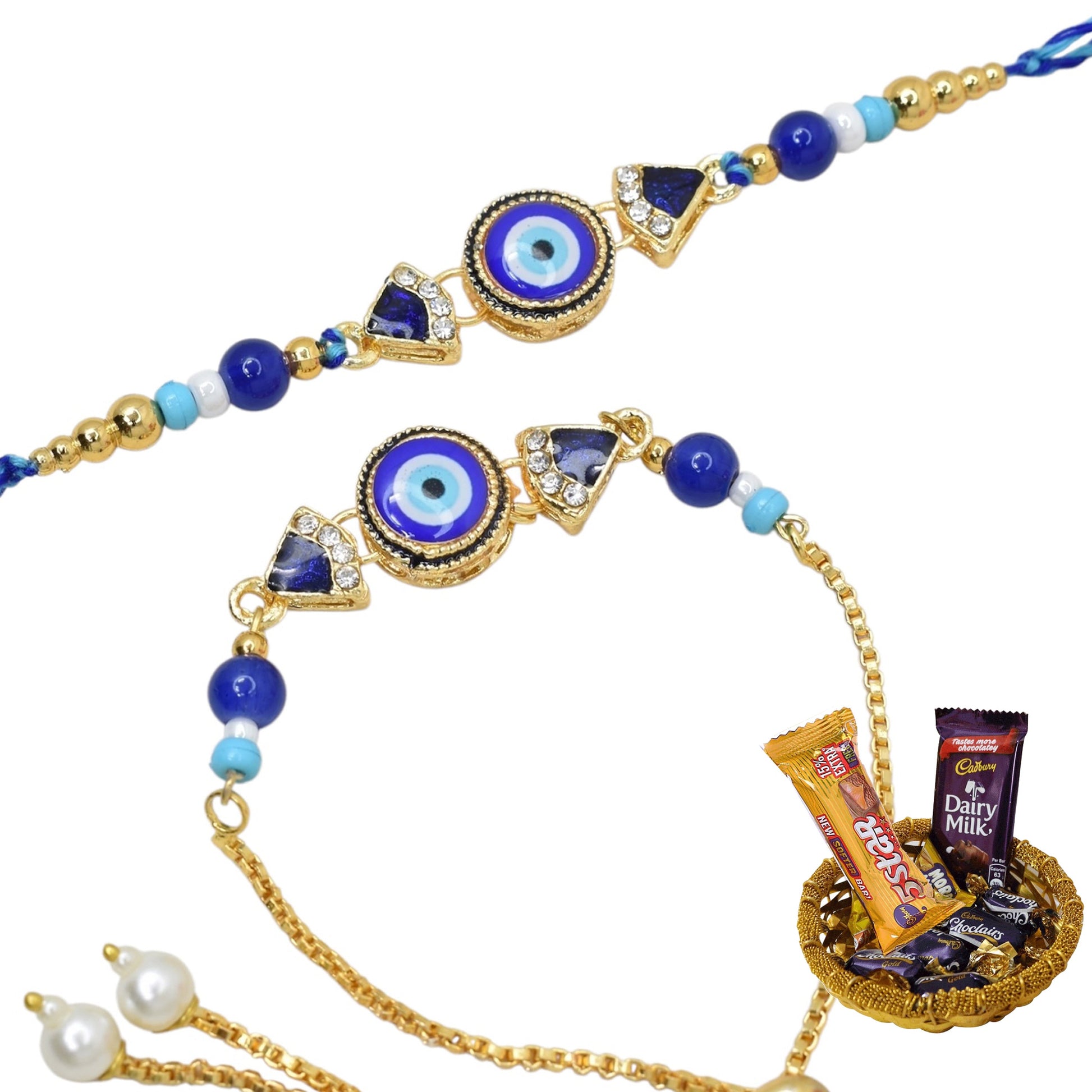 Rakhi,rakhi for brother, Rakhi for Bhaiya Bhabhi, Bhaiya Bhabhi Rakhi, Rakhi Set with Chocolate Gift Hamper