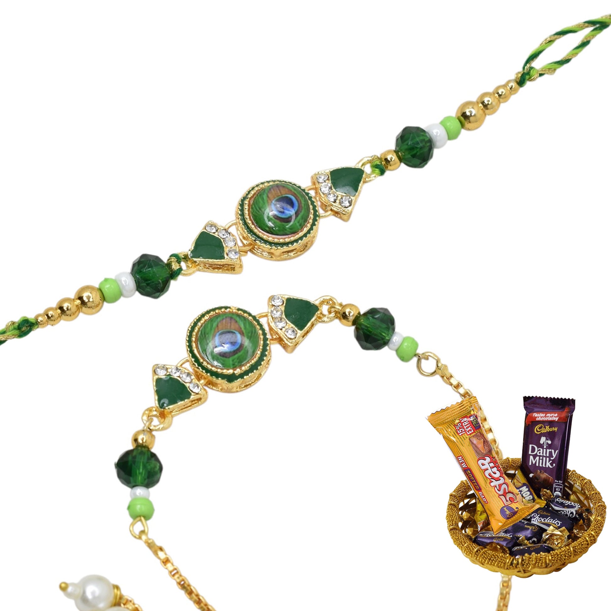 Rakhi,rakhi for brother, Rakhi for Bhaiya Bhabhi, Bhaiya Bhabhi Rakhi, Rakhi Set with Chocolate Gift Hamper