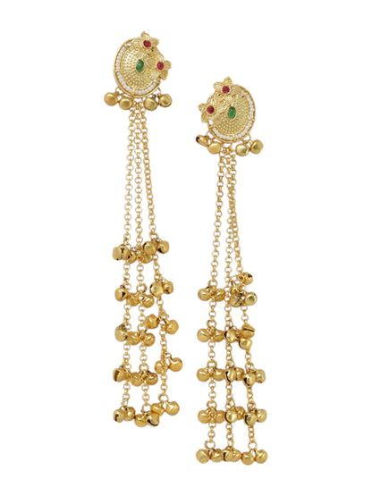 Kashmiri Long  Dangling earrings