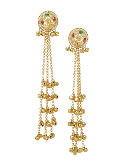 Kashmiri Long  Dangling earrings