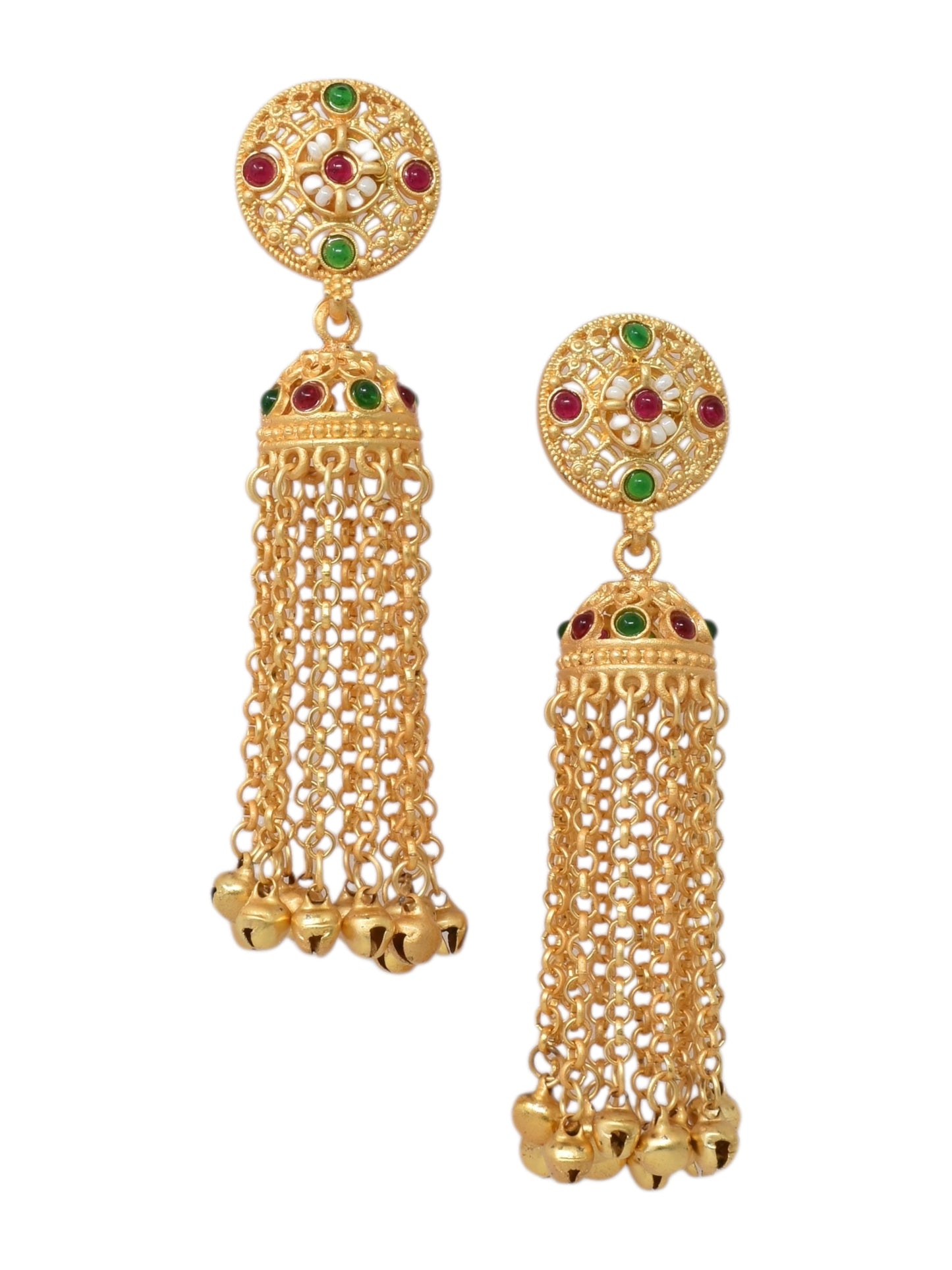 Kashmiri Long  Dangling earrings