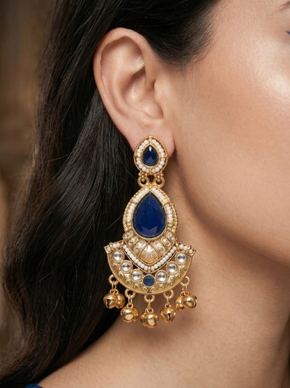 Gold Plated Designer Stylish Heavy Earrring for Women and Girls