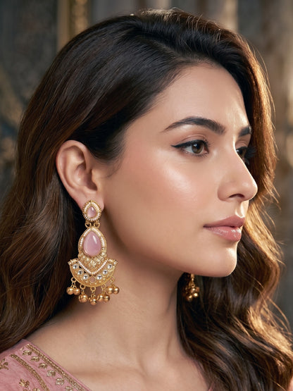 Gold Plated Designer Stylish Heavy Earrring for Women and Girls
