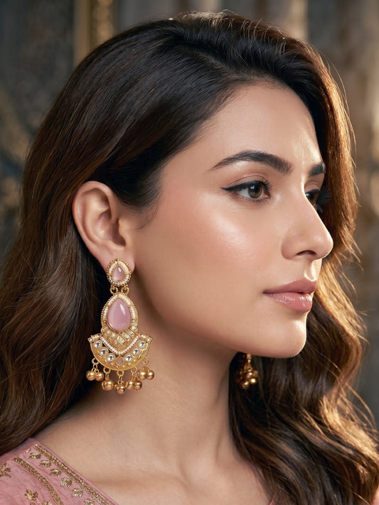Gold Plated Designer Stylish Heavy Earrring for Women and Girls