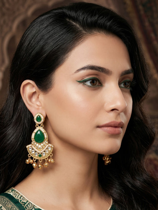 Gold Plated Designer Stylish Heavy Earrring for Women and Girls