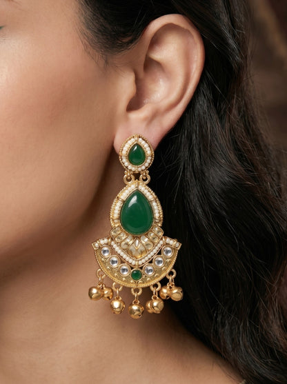 Gold Plated Designer Stylish Heavy Earrring for Women and Girls