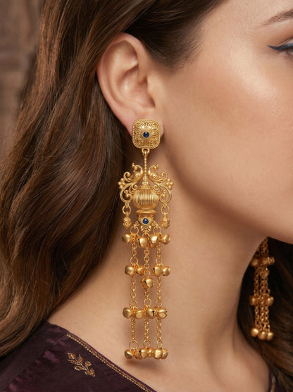 Gold Plated Designer Stylish Heavy Earrring for Women and Girls