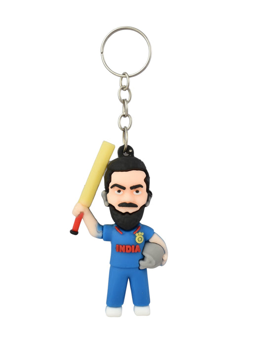 Cricket Player Keychain