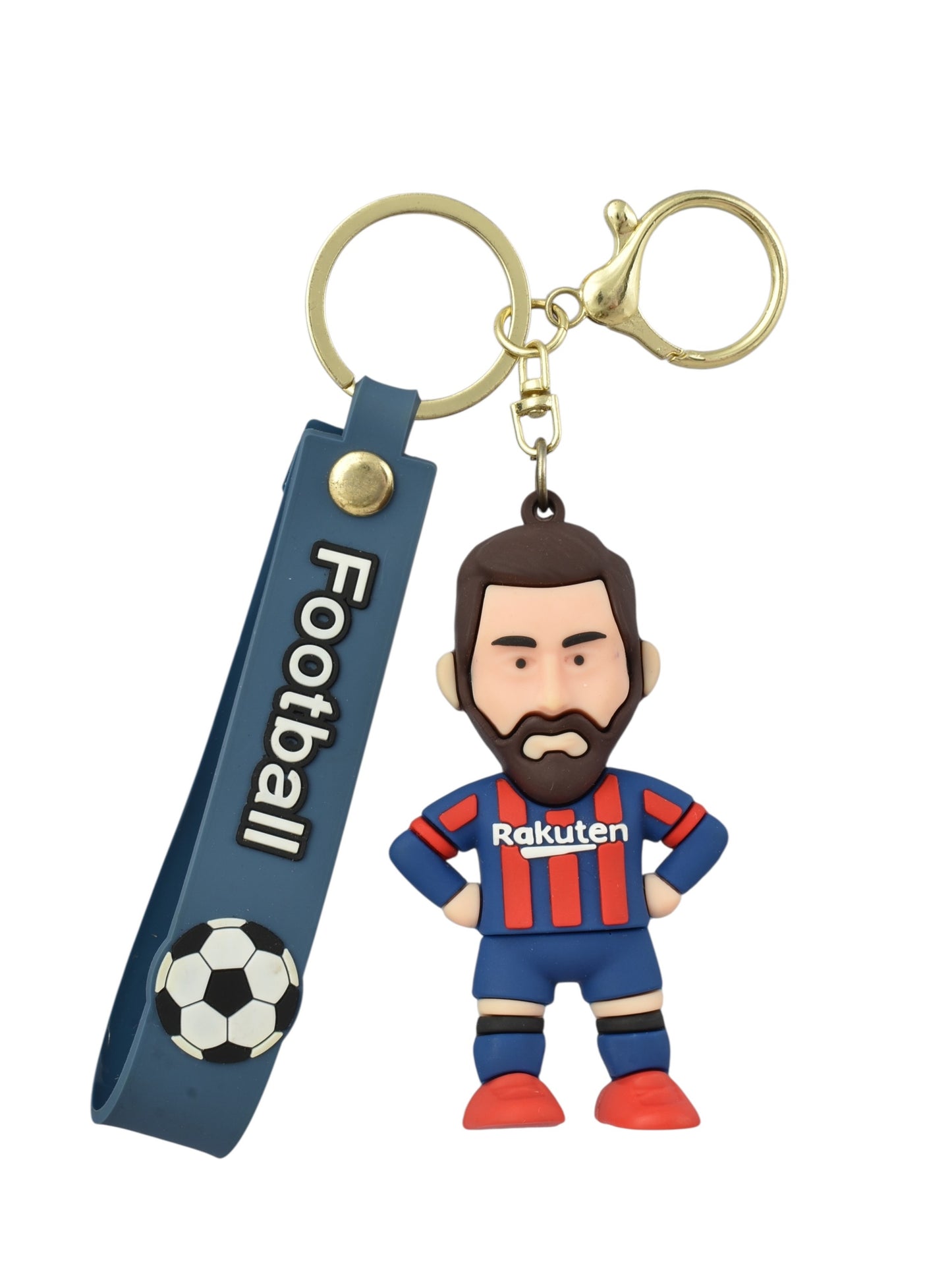 Messi Keychain - Blue