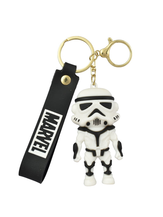 Stormtrooper White Black Keychain