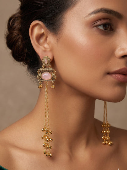 Women Ethnic Oxidised Traditional Statement Earrings for Women
