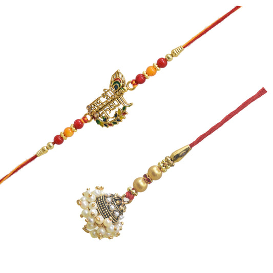 Rakhi, rakhi for brother,Rakhi for Bhaiya Bhabhi,religious rakhi