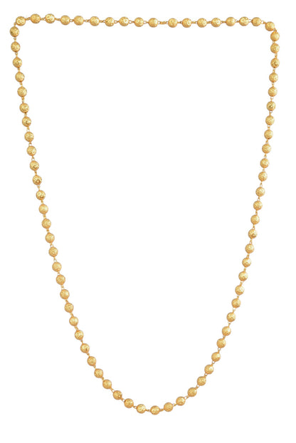 Traditional Statement Gold Plated Pearl Necklace for Women