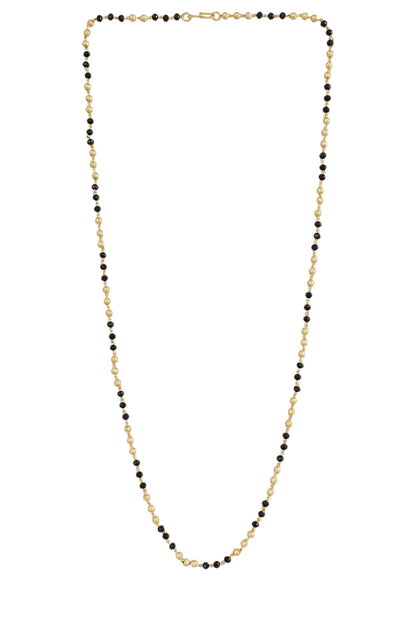 Black Bead Minimal Long mala Mangalsutra for Women
