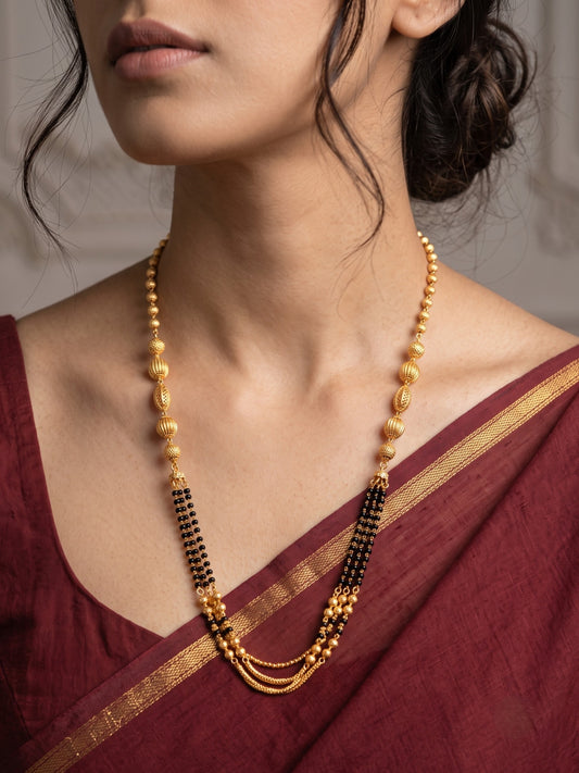 Gold-Plated Multi-Layer Mangalsutra for Women