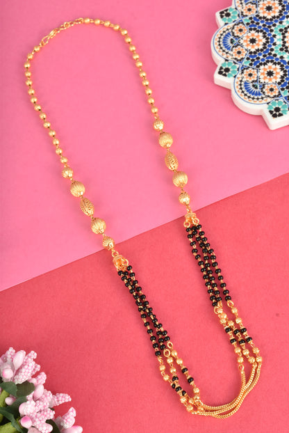 Gold-Plated Multi-Layer Mangalsutra for Women