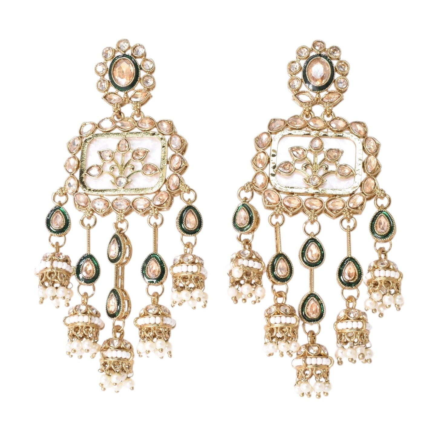 kundan jhumka,meenakari earrings,kahmiri earring,chandbali,chandelier earrings, dome jhumkas,pearl cluster jhumka, long earrings,heavy earrings,big earrings,designer earrings,latest design,new design