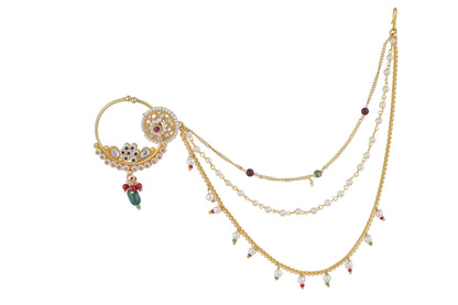 Twinkling Fancy Nath with Chain