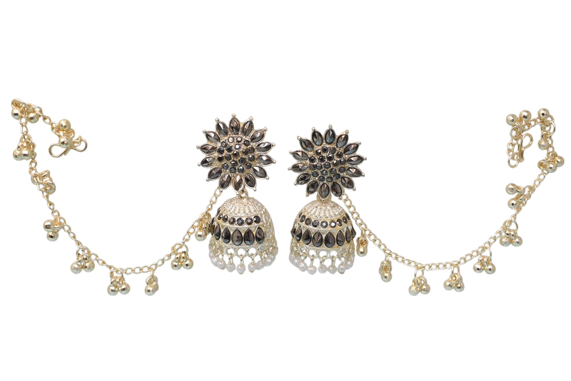 Heritage jewellery jhumkas,silver jhumakas,