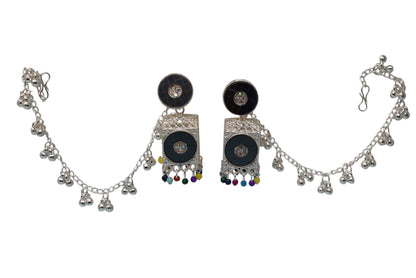 Heritage jewellery jhumkas,silver jhumakas,